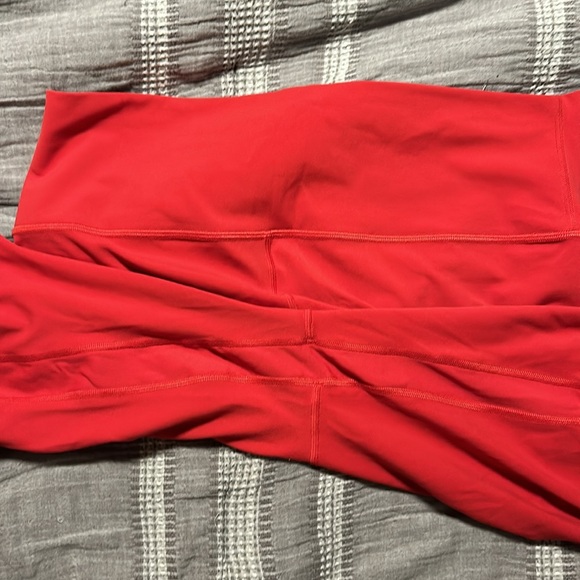 Lululemon Align size 16 red leggings - Picture 4 of 4